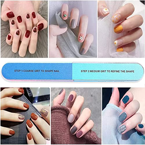 8 Pack Nail Buffer,Nail File Buffer Block, 7 Way Nail File,Removes Ridges,for Manicure Buffer Block Acrylic Gel Nails Remover, Women Home & Salon