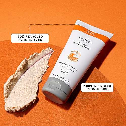 REN Clean Skincare Micro Polish Cleanser 150ml (Packaging may vary)