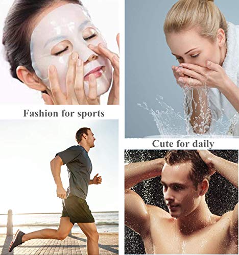 Elastic Wavy Spring Wave Hair Hoop, Multi-Style Black Non-slip Metal,Unisex Sport Fashion Hair Band Accessories for Women and Men(6 Pieces)