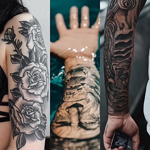 JiMeng 30ML 1Floz True Black Tattoo Inks,Skin Friendly EU Standard Tattoo Pigment for Beginners Ling&Shading Inks No Fade Can be Used on Human Sk