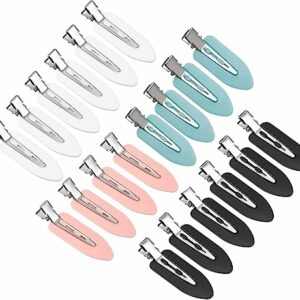 20 Pcs Makeup Hair Clips,No Bend Hair Clips, Creaseless Pin Clips for Hair Styling Hairstyle Collocation Girl Woman Makeup Bangs Hair Styling Mak