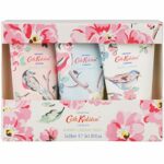 Cath Kidston Blossom Birds Assorted Hand Cream Trio Gift Set | Enriched With Shea Butter | Cruelty Free & Vegan Friendly | Travel Friendly Sizes
