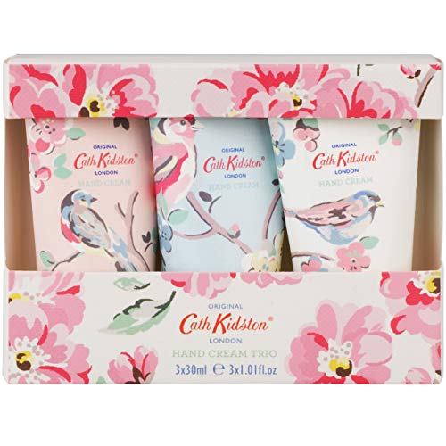Cath Kidston Blossom Birds Assorted Hand Cream Trio Gift Set | Enriched With Shea Butter | Cruelty Free & Vegan Friendly | Travel Friendly Sizes