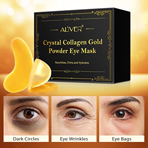 Hydrating Under Eye Patches, 25 Pairs Eye Masks Skincare, for Dark Circles & Puffy Eyes, Anti Wrinkle Formula, Soothing and Nourishing Eye Mask,