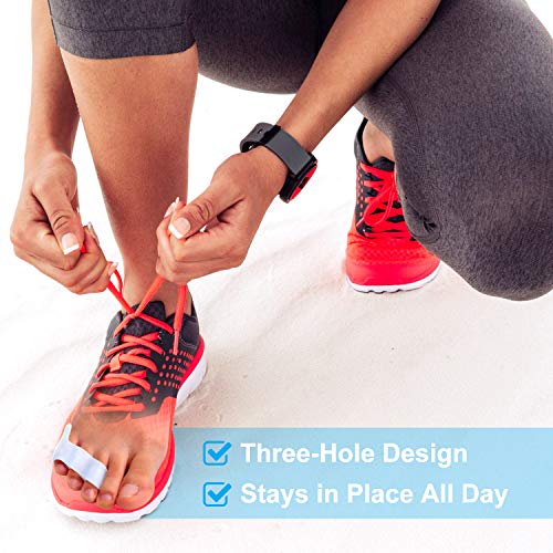 Bukihome Little Toe Separators to Correct Overlapping Toes, Gel Toe Separators for Pinky Toes Separation and Protection - 8 Pack