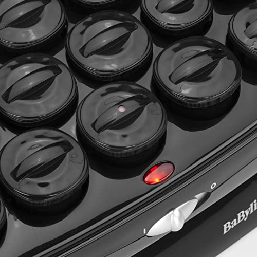 BaByliss Thermo-Ceramic Heated Hair Rollers, Long Lasting Curls, Hair Rollers With Pins