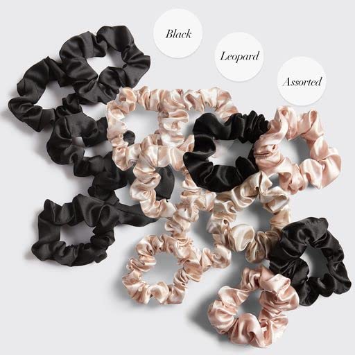 Kitsch Satin Scrunchies - Softer than Silk Scrunchies for Women | Cute Hair Ties & Hair Scrunchies for Hair | Stylish Scrunchie for Teens | Scrun