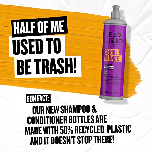 Bed Head by TIGI - Serial Blonde Conditioner - Ideal for Natural and Coloured Blonde Hair - 600ml