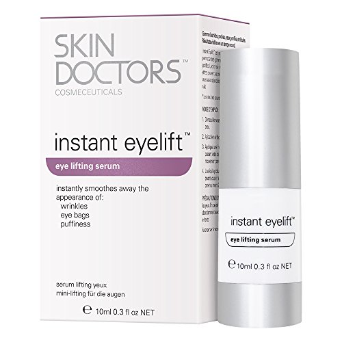 Skin Doctors Instant Eyelift, with Hyaluronic Acid, helps the appearance of wrinkles, eye bags, puffiness, and tightens the skin around the eye -