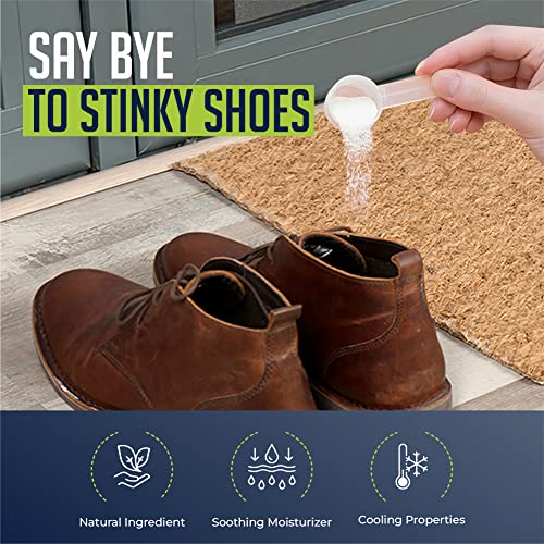 Shoe Odour Eliminator Powder | Leaves Smelly Shoes Fresh & Clean | | Long Lasting & Natural Odor Remover Formula | 100g