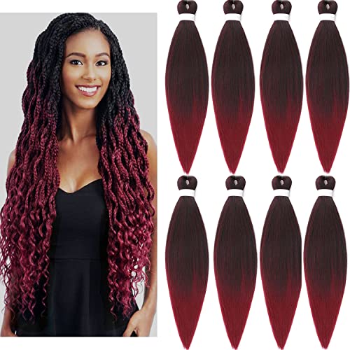 LDMY Hair for Braiding-Jumbo Braids, Long Colorful Ombre Pink Purple Jumbo Braiding Hair Extensions Kanekalon Jumbo Braid Wigs for Women Syntheti