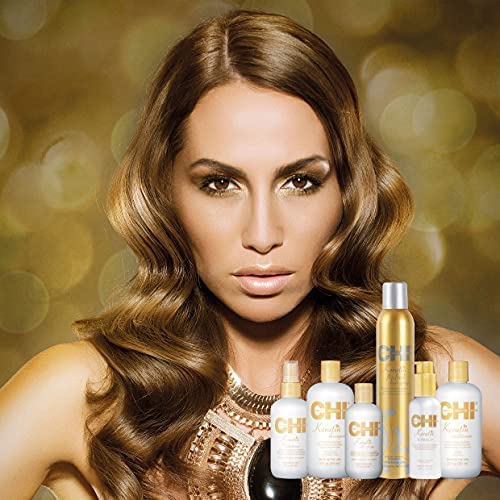 CHI Keratin Silk Infusion ; Reconstructing Keratin Treatment Hair Serum ; Leave-In Hair Oil for Dry Damaged Hair ; Hydrates, Restores & Adds Shin