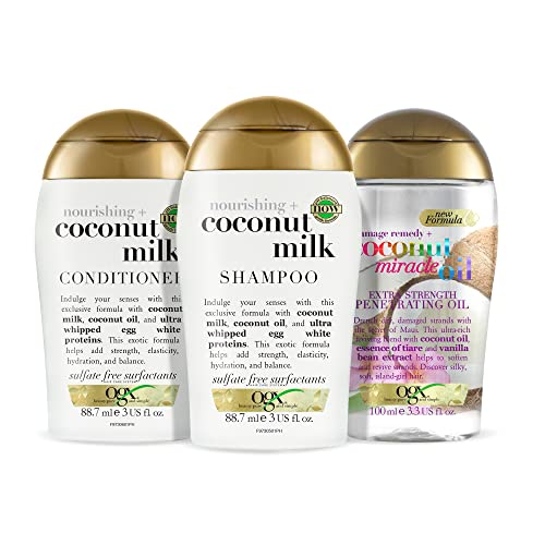 Ogx Coconut Miracle Oil Penetrating Hair Oil for Dry Hair, Extra Strength, 100 ml