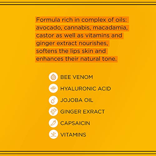 Eveline Cosmetics Oh! My Lips Volumizing Lip Gloss Maximizer with Bee Venom and Hyaluronic Acid | 4,5 ml | Lip Enhancer for Fuller Softer Lips |