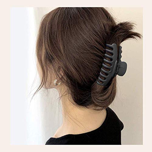 Large Hair Claw Clips Plastic Hair Jaw Clamp Non-Slip Strong Hold Fashion Headwear Hair Clips Claw Hair Claw Clips for Thick Hair for Women Girls