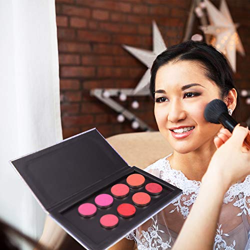 101 Pieces Metal Stickers for Eyeshadow Palette Set, Includes 1 Makeup Depotting Tool, 50 Pieces Square Adhesive Empty Palette Metal Stickers and