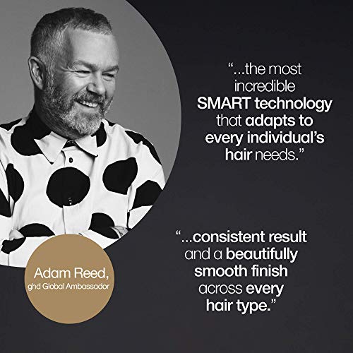 ghd Platinum+ Styler - Professional Smart Hair Straighteners, Wishbone Hinge, Ultra Gloss Plates