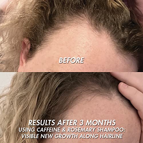 Awake Organics Natural Shampoo, Caffeine & Rosemary, 55g. Hair Growth & Healthy Scalp. Plastic Free, Vegan, Cruelty Free