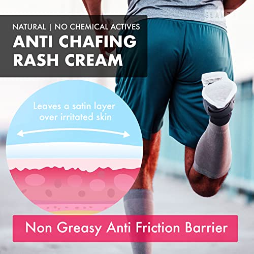 Glamza Chub Rub Anti Chafing Cream Smooth Skin Full Body Solution Sports Running Hands Feet Care 50g