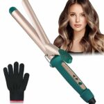 Hair Curler 38mm Large Barrel Curling Tongs Big Curls for Long & Medium Length Hair Curler Styling Thick Wide Curling Iron with 120°C-210°C Adjus