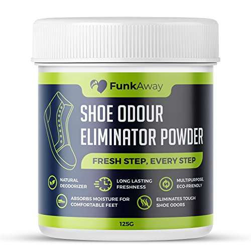 Shoe Odour Eliminator Powder | Leaves Smelly Shoes Fresh & Clean | | Long Lasting & Natural Odor Remover Formula | 100g