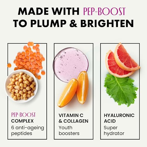 Organic Anti Wrinkle Face Cream for Women - Firming Daily Face Moisturiser to Reduce Wrinkles, Lines, Ageing - Day & Night Moisturiser for Plumpe