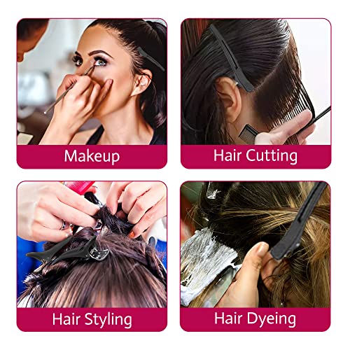 HY DOT Hair Comb - Rat Tail Comb Fine Tooth Pin Tail Comb Sectioning Hairdressing Styling Cutting Parting Tails Comb With Metail Tail & 2 large S