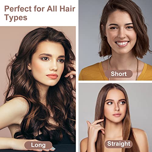 Heatless Hair Curler,2PCS Satin Heatless Curls Set,Heatless Curlers Headband with Hairnet,Hair Curlers No Heat,Heatless Curling Set For Sleeping