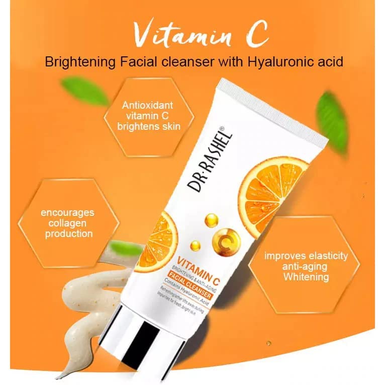 Dr. Rashel Vitamin C Brightening & Anti Aging Skin Care Series 5 Piece Set, Pack of 1