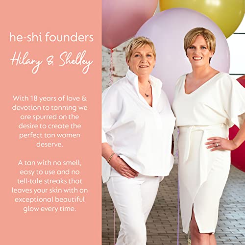 He-Shi Luxury Velvet Tanning Mitt - Double Sided Fake Tan Applicator Glove - Reusable and Washable Tan Mitt - Smooth Velvet for Streak Free Fake