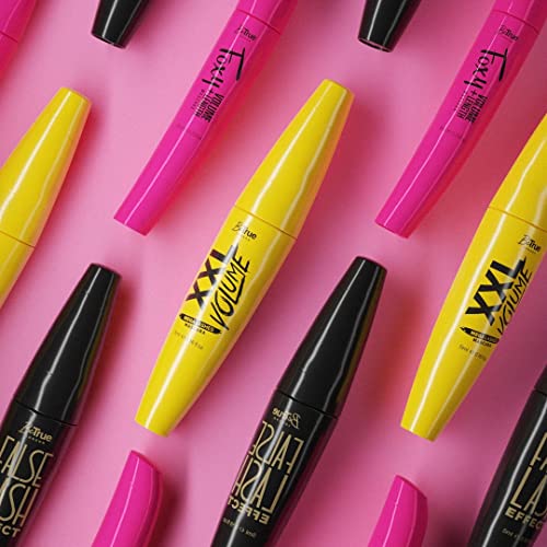 BeTrue London XXL Volume Mega Lashes Vegan Mascara - Gentle, Contains Vitamin E, Fragrance & Paraben Free - Made in the UK (False Lash Effect)