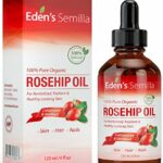 100% Pure Rosehip Oil - 120ml - Certified ORGANIC - Revitalises Skin & Hair - Clinically Proven - Natural / Cold pressed & unrefined - NON Greasy