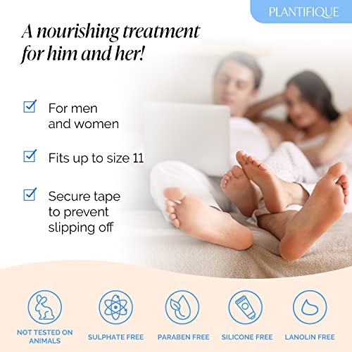 Hydrating Foot Mask for Dry & Cracked Feet - 2 Pack Hydrating Socks for Soft Heels - Intense Moisturizing and Repairing Dry Rough Skin - Foot Spa