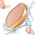 BEZOX 2in1 Nano Glass Foot File for Foot Spa, Home Salon -Highly Effective Callus Remover Wake Up Velvety Feet -High-Density Fine Nano Glass Not