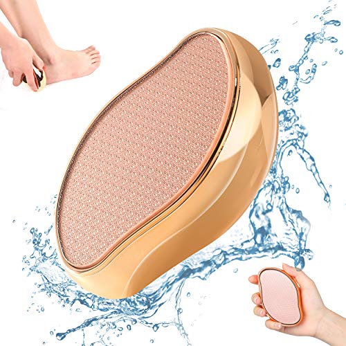 BEZOX 2in1 Nano Glass Foot File for Foot Spa, Home Salon -Highly Effective Callus Remover Wake Up Velvety Feet -High-Density Fine Nano Glass Not