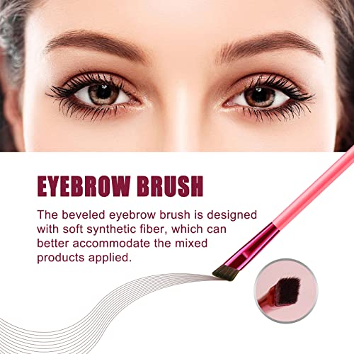 Multi-Function Eyebrow Brush,2PCS Perfect Angled Thrush Artifact, Eye Brow Concealer Contour Brush,Function Eyebrow Brushes Make-Up Tool Beauty (
