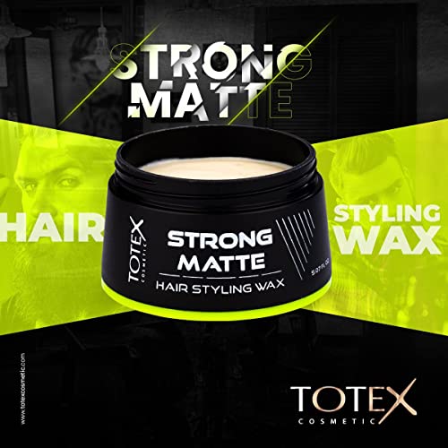 Totex Hair Men Styling Hair Wax | Strong Hold Texture Matte Natural Matte Look Finish | Hair Defining Paste Matte Wax 150ml