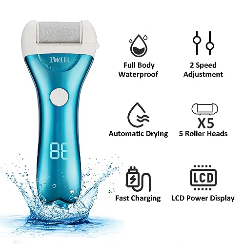 Electric Foot Callus Remover, Rechargeable Electronic Foot File Pedicure Kits, Electric Callus Remover for Feet, Foot Scrubber Dead Skin Remover,