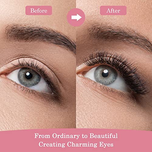 OBSGUMU Individual Lashes,7 Style Cluster Lashes,C CC D Curl 63 Clusters,DIY False Eyelashes Extensions Kit at Home,Soft Clusters Eyelash,With Cl