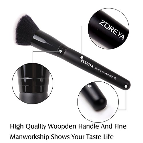Makeup Brushes Zoreya Makeup Brush Set Premium Foundation Brush Kabuki Brush With Soft and Cruelty-Free Synthetic,for Cosmetics Foundation Concea