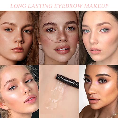 Eyebrow Gel, Brow Gel, Waterproof Eyebrow Gel Clear, Eyebrow Glue Transparent Long Lasting Sweat-Proof Smudgeproof Brow Fix Gel for Makeup, Natur