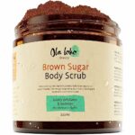 𝗪𝗜𝗡𝗡𝗘𝗥 𝟮𝟬𝟮𝟯* Body Sugar Scrub for All Skin Types, Brown Sugar Body Scrub Exfoliator for Firm, Hydrated Skin, Organic Body & Hand Scrub for Men &