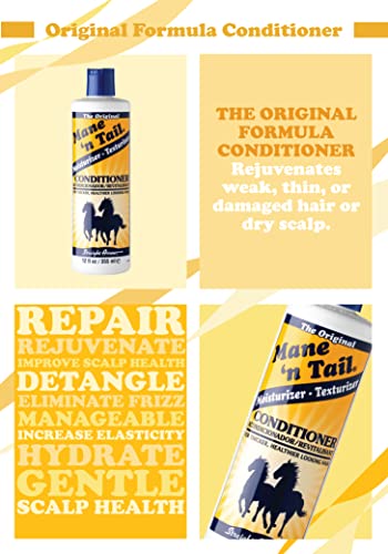Mane ‘n Tail Original Formula Conditioner 355ml – Promotes fuller and stronger hair. Helps repair damaged hair. Helps detangle hair, reduce frizz