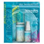 St. Tropez Fake Tan, Self Tan Purity Tanning Water Starter Kit, Beauty Gift for Her with Travel Size Tanning Water Mousse, Tanning Face Mist and