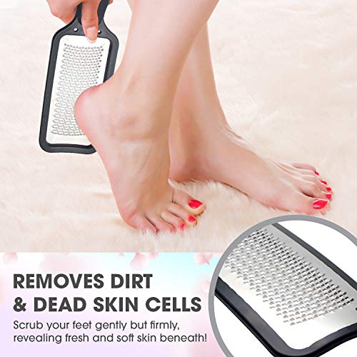 PediCura Professional Foot Files for Hard Skin – The Original Feet Hard Skin Remover Foot Scrub for Super Soft and Smooth Feet - Pedicure Sets fo