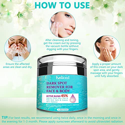 Dark Spot Remover for Face Dark Spot Corrector and Remover for use on face, body, or sensitive intimate areas, treat dark spots, age spots, or su