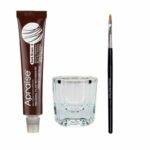 Apraise Professional Eyebrow and Eyelash Tint, Tinting Dye TINT No 3 (Dark Brown) Full Kit 20ml, Water Resistant & Smudge Proof