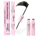 Missicee Bond and Seal Lash Glue 2 in 1 for DIY Cluster Lashes, Lash Bond and Seal Super Strong Hold 72 Hours, Latex Free, Waterproof, Mascara Wa
