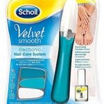 Scholl Velvet Smooth Electronic Nail Care System, Blue