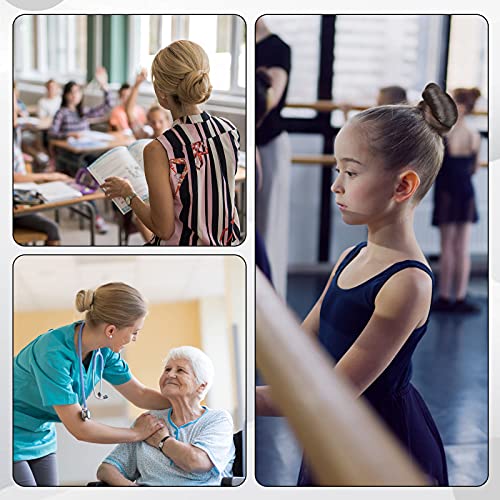 PROUSKY 20 Pcs Hair Nets, Hair Bun Holder Hairnets for Bun Hair Nets Invisible Elastic Edge Mesh Ballet Bun Net Holder for Women Girls Dance Nurs